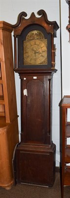 Lot 1184 - ~ An oak thirty hour longcase clock, signed T.Ramsbottom, Criglestone, 18th century and later,...