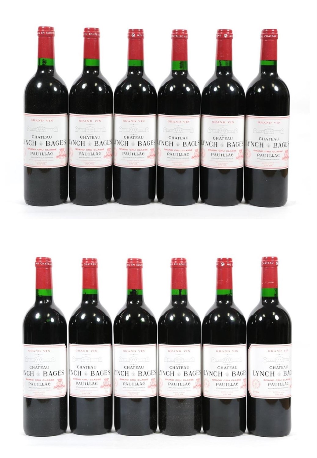 Lot 5015 - Château Lynch Bages 1996 Pauillac (twelve bottles)