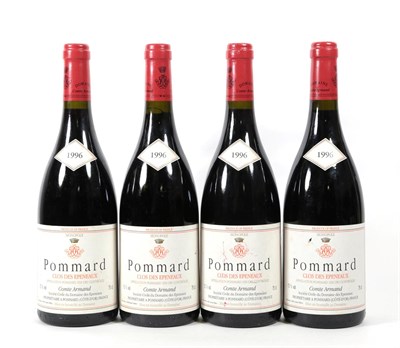 Lot 5032 - Clos Des Epeneaux, Comte Armand, 1996 Pommard (four bottles)