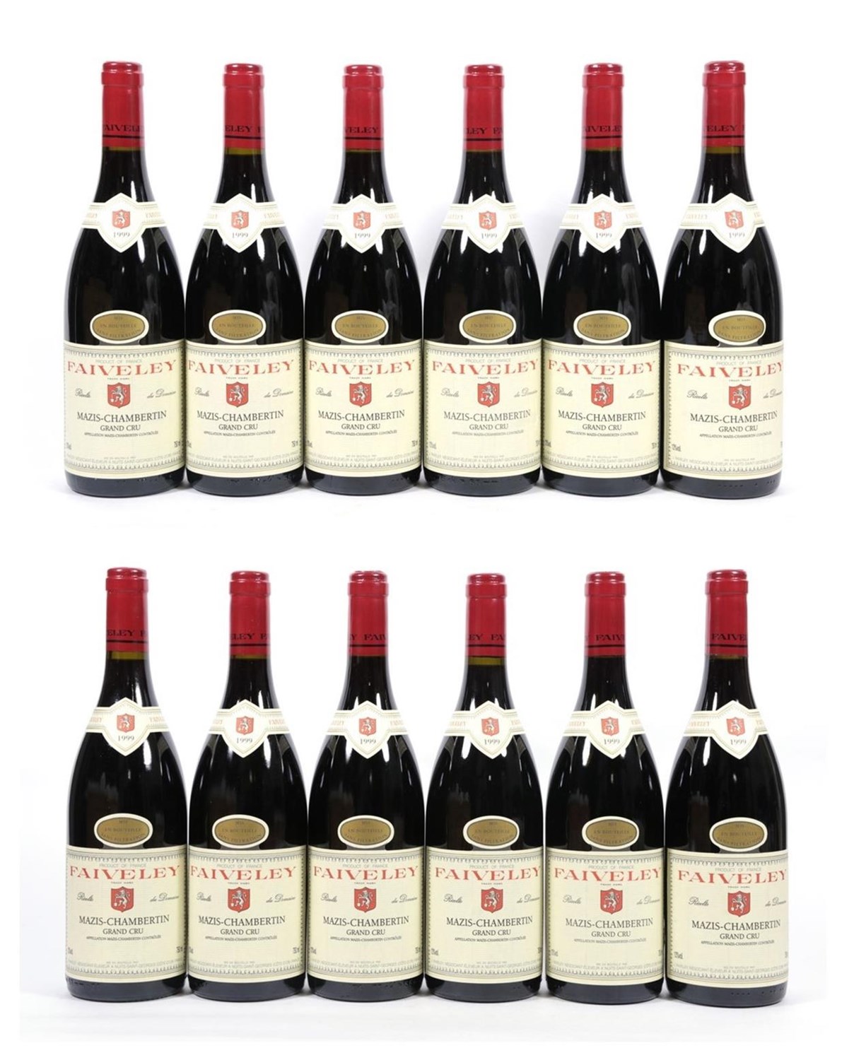 Lot 5033 - Domaine Joseph Faiveley, Mazis-Chambertin 1999 (twelve bottles)