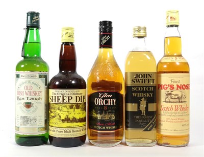 Lot 5074 - John Swifft Scotch Whisky, blend 70cl 40% vol (one bottle), Glen Orchy 8 Years Old Pure Malt Scotch