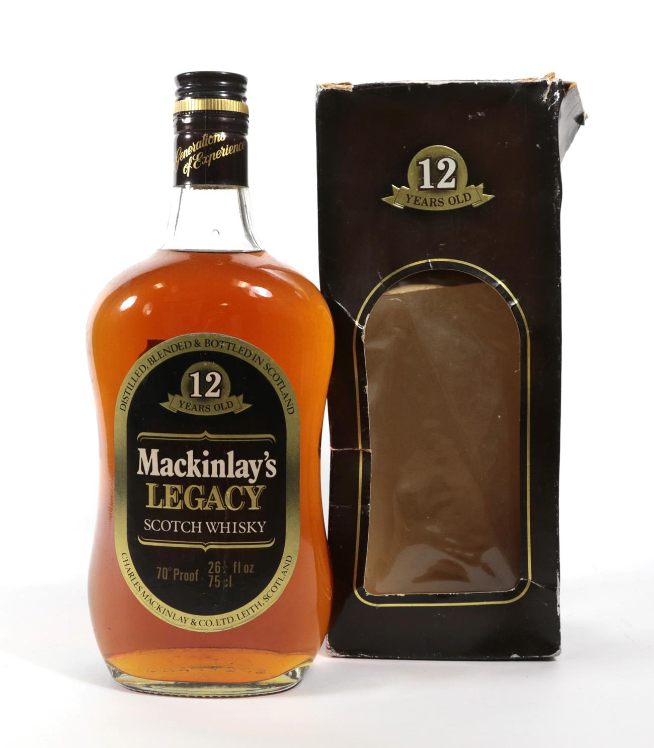 Lot 5077 - Mackinlay's Legacy Scotch Whisky, 1970s bottling, 70° proof, 262/3 fl. ozs. (one bottle)