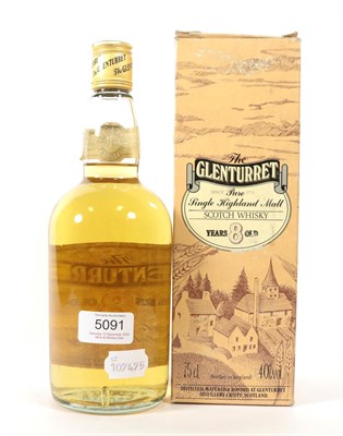 Lot 5091 - Glenturret 8 Years Old Pure Single Highland Malt Scotch Whisky, 1980s bottling, 40% 75cl, in...
