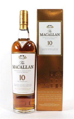 Lot 5092 - The Macallan Highland Single Malt Scotch Whisky 10 Years Old, 40% vol 700ml, in original...