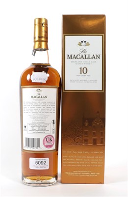 Lot 5092 - The Macallan Highland Single Malt Scotch Whisky 10 Years Old, 40% vol 700ml, in original...