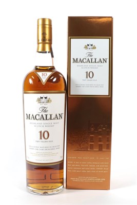 Lot 5094 - The Macallan Highland Single Malt Scotch Whisky 10 Years Old, 40% vol 700ml, in original...