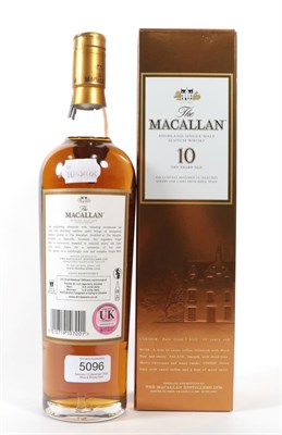 Lot 5096 - The Macallan Highland Single Malt Scotch Whisky 10 Years Old, 40% vol 700ml, in original...