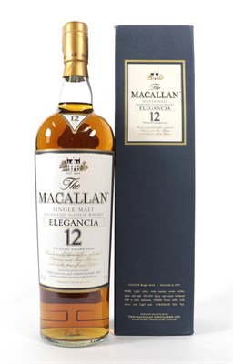 Lot 5109 - The Macallan Single Highland Malt Scotch Whisky 12 Years Old Elegancia, 40% vol 1 Litre, in...