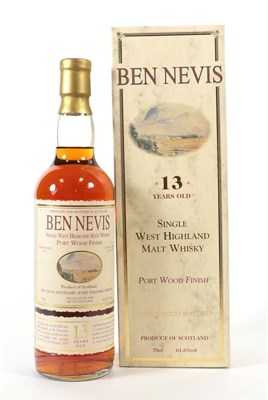 Lot 5114 - Ben Nevis 13 Years Old Single West Highland Malt Scotch Whisky, port wood finish, distilled...