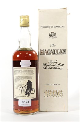 Lot 5124 - The Macallan Single Highland Malt Scotch Whisky 18 Years Old, distilled 1966, bottled 1984, 43% vol