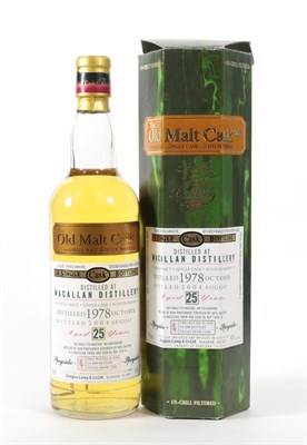 Lot 5133 - Macallan 25 Years Old Single Malt Scotch Whisky, a single cask bottling by independent bottlers...