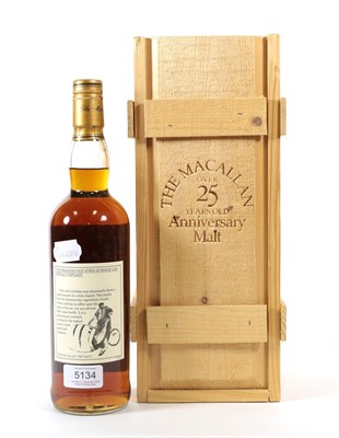 Lot 5134 - The Macallan 25 Years Old Anniversary Malt, A Special Bottling of Unblended Single Highland...