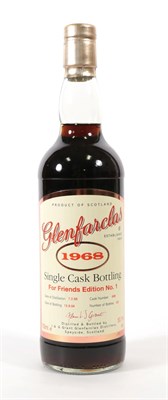 Lot 5155 - Glenfarclas 'The Family Casks' 1968 Single Cask Bottling for Friends, Edition No. 1, distilled...