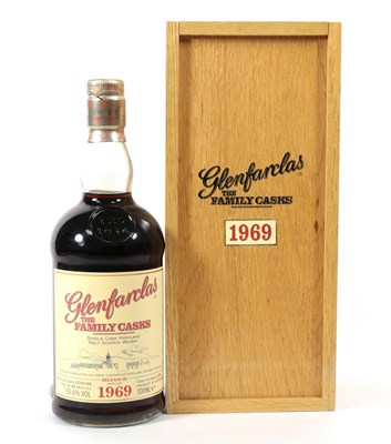 Lot 5156 - Glenfarclas 'The Family Casks' 1969 Single Cask Highland Malt Scotch Whisky, bottled 2008, one...