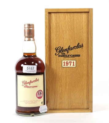 Lot 5157 - Glenfarclas 'The Family Casks' 1971 Single Cask Highland Malt Scotch Whisky, bottled 2007, one...