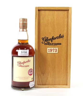 Lot 5158 - Glenfarclas 'The Family Casks' 1973 Single Cask Highland Malt Scotch Whisky, bottled 2007, one...