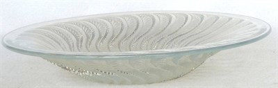 Lot 1531 - A Rene Lalique "Actinia" Opalescent Glass Bowl, the underside moulded in relief with undulating...