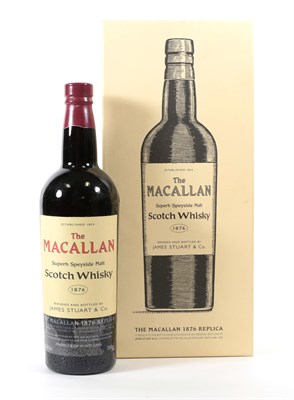 Lot 5175 - The Macallan 1876 Replica bearing a copy of the original label ''The Macallan Superb Speyside...