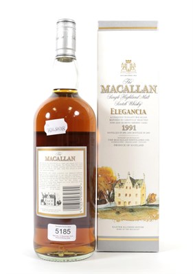 Lot 5185 - The Macallan Single Highland Malt Scotch Whisky Elegancia 1991, distilled 1991, bottled 2003,...