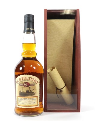 Lot 5187 - Old Pulteney 1983 Cask Strength Single Malt Scotch Whisky, cask number 929, bottle number 185,...
