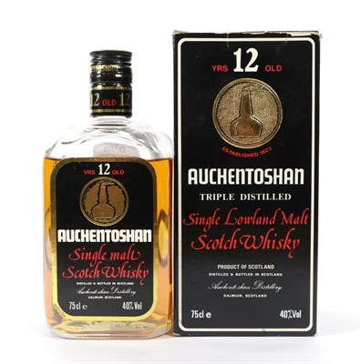 Lot 5188 - Auchentoshan 12 Years Old Single Malt Scotch Whisky, 1980s bottling, 40% vol 75cl, in original...