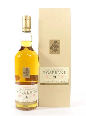 Lot 5191 - Rosebank 21 Years Old Single Malt Scotch Whisky, limited edition, distilled 1992, bottled 2014,...