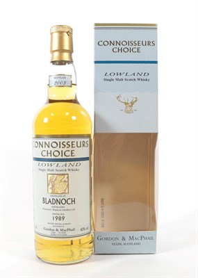Lot 5193 - Bladnoch 1989 Lowland Single Malt Scotch Whisky, Gordon & MacPhail's Connoisseurs Choice, distilled