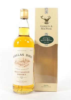 Lot 5199 - Dallas Dhu 12 Years Old Single Highland Malt Scotch Whisky, by Gordon & MacPhail, 40%, 70cl, in...