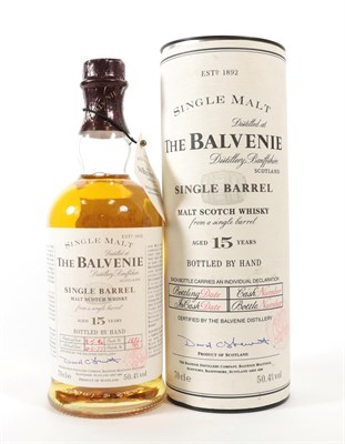 Lot 5202 - Balvenie 15 Years Old Single Barrel Malt Scotch Whisky, distilled 1977, bottled 1994, cask...