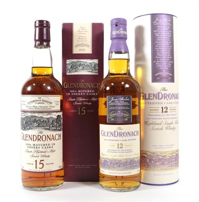 Lot 5203 - Glendronach 15 Years Old Single Highland Malt Scotch Whisky, 40% vol 70cl, in original...