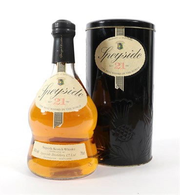 Lot 5211 - Speyside 21 Years Old Superb Scotch Whisky, produced by Speyside Distillery Co. Ltd., 43% vol 75cl