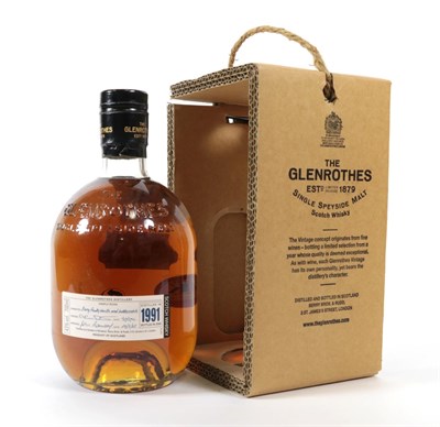 Lot 5216 - Glenrothes 1991 Single Malt Speyside Whisky, distilled 1991, bottled 2006, 700ml 43% vol (one...
