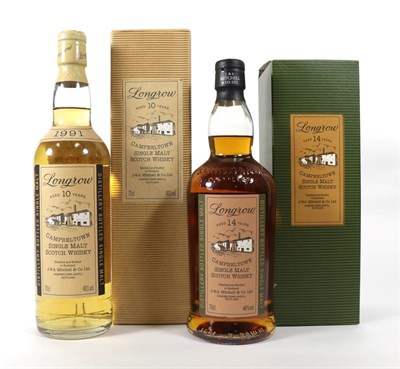 Lot 5222 - Longrow 14 Years Old Campbeltown Single Malt Scotch Whisky, 70cl 46% vol, in original cardboard...