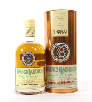 Lot 5240 - Bruichladdich 3D The Peat Proposal Islay Single Malt Scotch Whisky, 46% vol 700ml, in original...