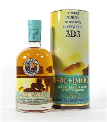 Lot 5242 - Bruichladdich 3D3 Third Edition The Norrie Campbell Tribute Bottling Islay Single Malt Scotch...