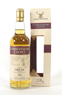 Lot 5247 - Caol Ila 1996 12 Years Old Single Malt Scotch Whisky, Gordon and Macphail's Connoisseurs Choice...