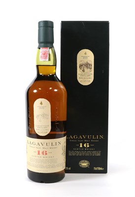 Lot 5255 - Lagavulin 16 Years Old Islay Single Malt Scotch Whisky, 43% vol 70cl, in original cardboard...