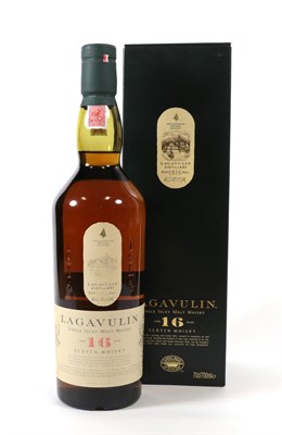 Lot 5256 - Lagavulin 16 Years Old Islay Single Malt Scotch Whisky, 43% vol 70cl, in original cardboard...