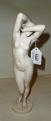 Lot 1547 - Emile Philippe Scailliet (French, 1846-1911): Phrynée, An Ivory Nude Figure, signed Em. Scailliet