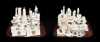 Lot 103 - Crested china to include monuments and buildings (approximately 51)