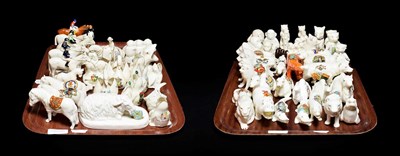 Lot 107 - Crested china to include animal models (approximately 59)
