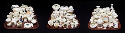 Lot 114 - Crested china to include jugs, cauldrons, trinket boxes, loving cups etc (approximately 114 pieces)