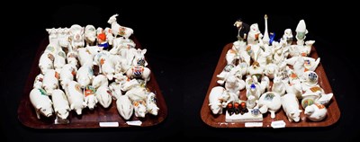 Lot 123 - Crested china to include animal models (approximately 82 pieces)