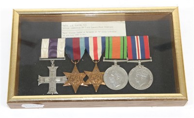 Lot 1 - D.Day Landing - M.C. Group of Five Medals, awarded to Major L. Clayton, commanding 280 Field...