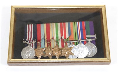 Lot 2 - A Second World War MM Group of Eight Medals, awarded to 4614146 SJT.J.H.PIERCY K.O.Y.L.I....