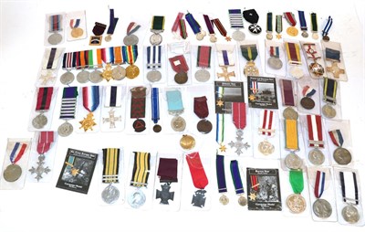 Lot 4 - A Quantity of Copy Medals, mainly British campaign, gallantry and General Service, and...