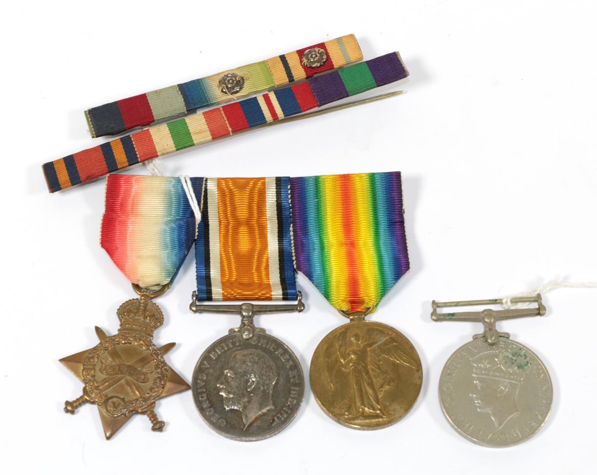 Lot 10 - A First World War Trio, awarded to FLT.S.LT. C.N.LEESTON-SMITH, R.N.A.S., comprising 1914-15...