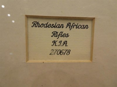 Lot 31 - An Exceptionally Rare Silver Cross of Rhodesia Pair, to 2nd Lieutenant B.M. Thompson Rhodesian...