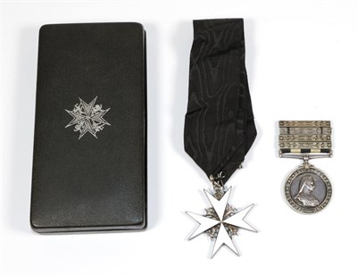 Lot 38 - An Order of St. John Pair to Commissioner Bull, Matabeleland District, St. John Ambulance...