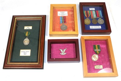 Lot 49 - A Collection of Seven Rhodesian Medals:- Rhodesian GSM (P21478 Rfn D A Woodward); Rhodesia...